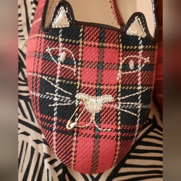 New! Charlotte Olympia sex and pistols cat flat shoes - Picture 3 of 11